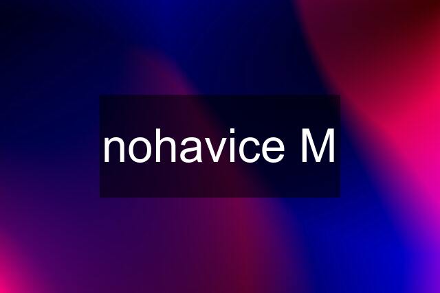 nohavice M