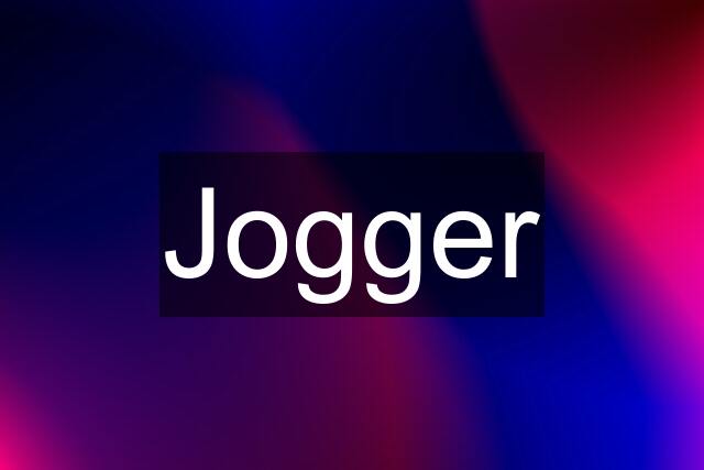 Jogger