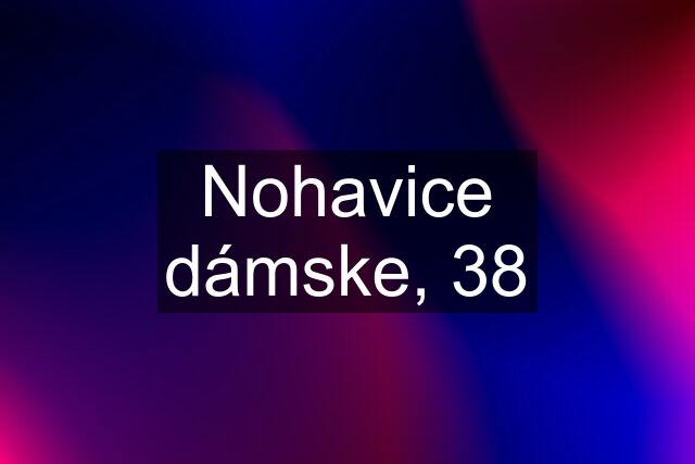 Nohavice dámske, 38