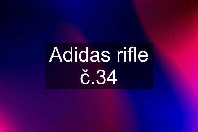 Adidas rifle č.34