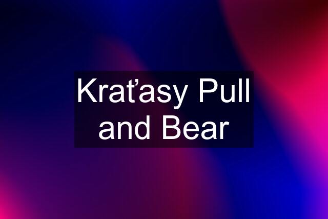 Kraťasy Pull and Bear