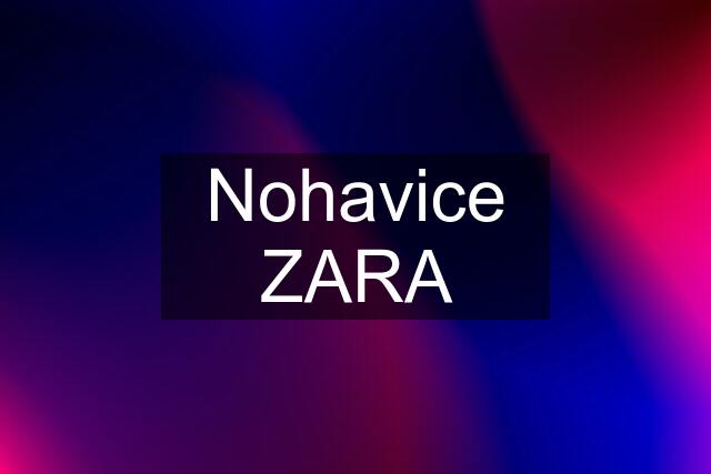 Nohavice ZARA