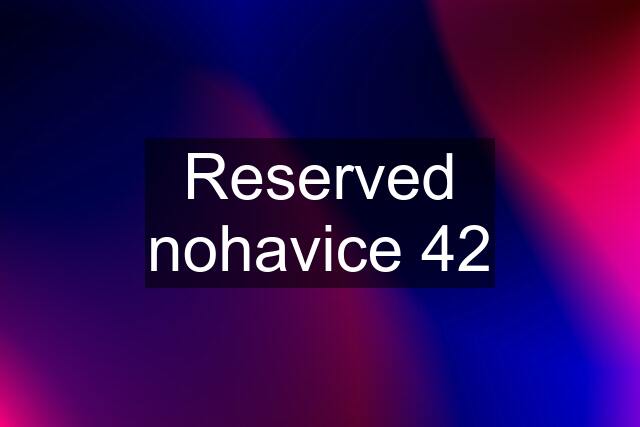 Reserved nohavice 42