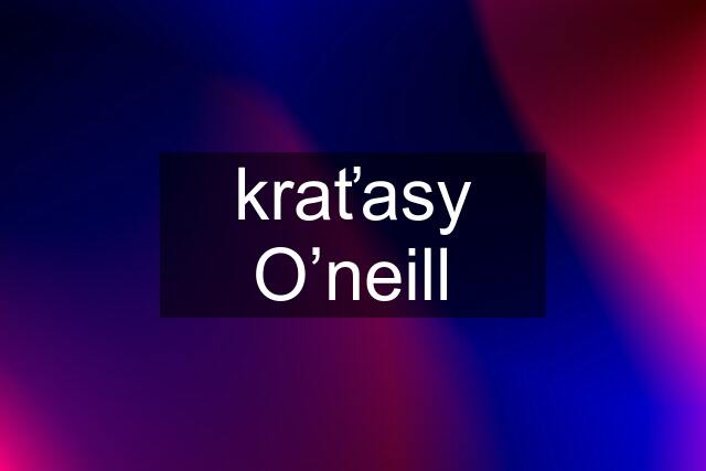 kraťasy O’neill