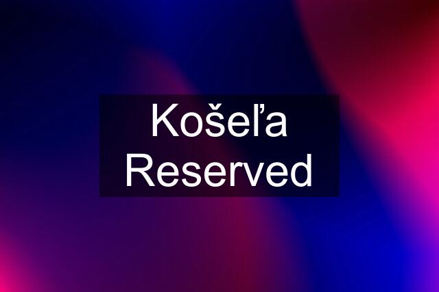 Košeľa Reserved