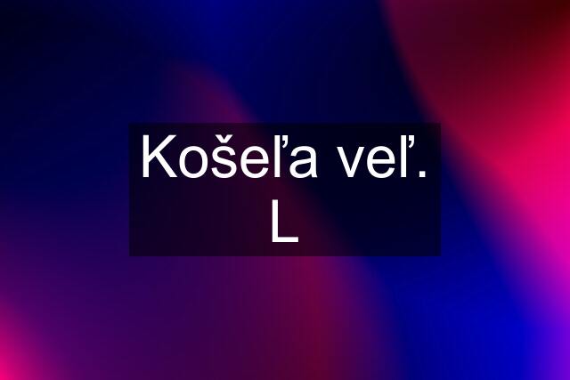 Košeľa veľ. L