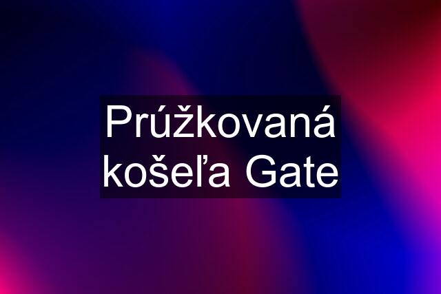 Prúžkovaná košeľa Gate