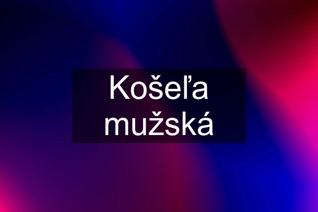 Košeľa mužská