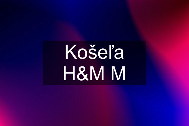 Košeľa H&M M