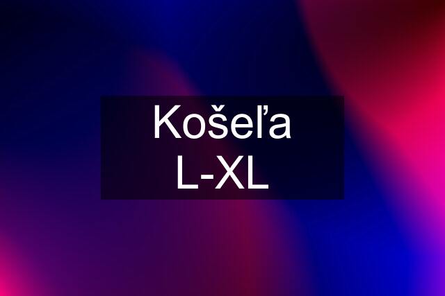 Košeľa L-XL