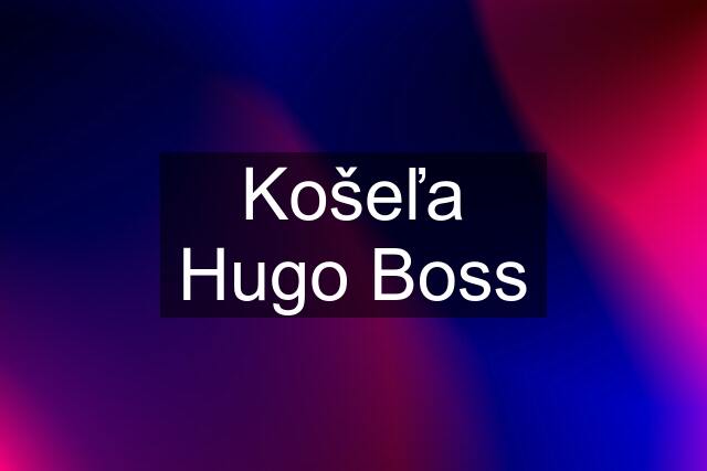 Košeľa Hugo Boss