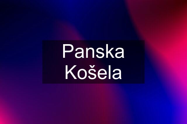 Panska Košela