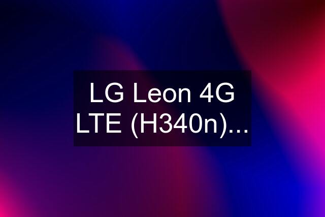 LG Leon 4G LTE (H340n)...