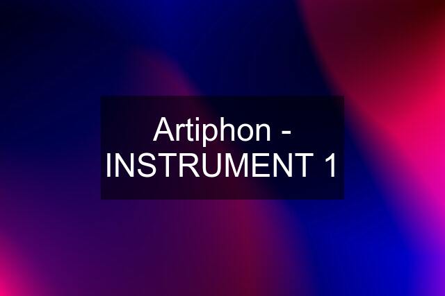 Artiphon - INSTRUMENT 1