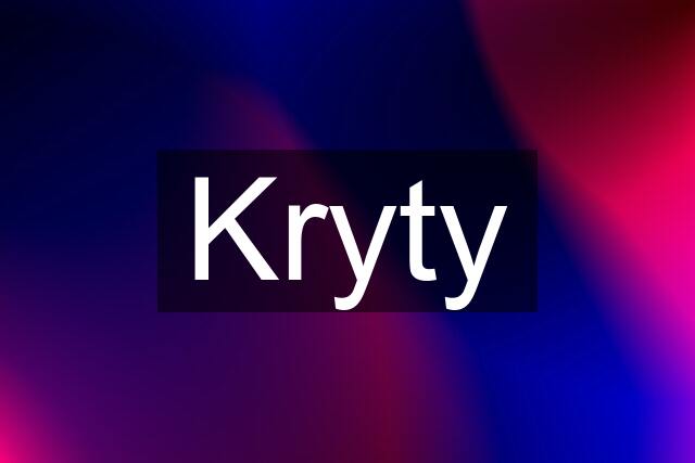 Kryty