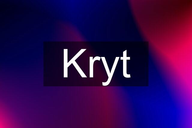 Kryt