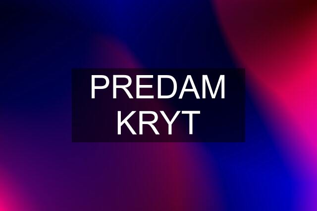 PREDAM KRYT