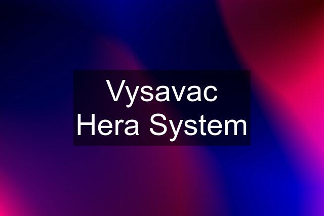 Vysavac Hera System
