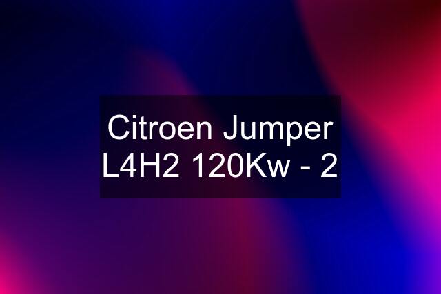 Citroen Jumper L4H2 120Kw - 2