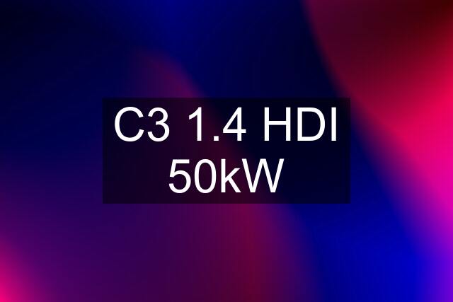 C3 1.4 HDI 50kW