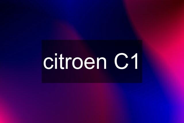 citroen C1