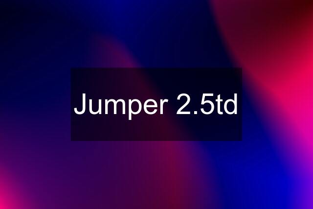 Jumper 2.5td