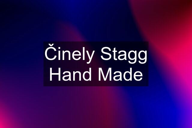 Činely Stagg Hand Made