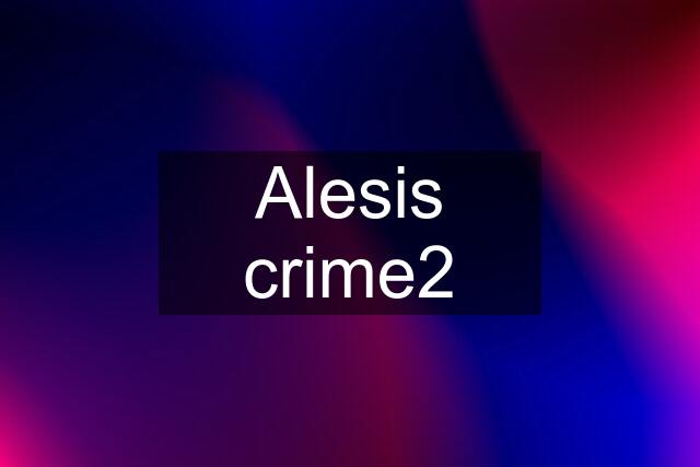 Alesis crime2