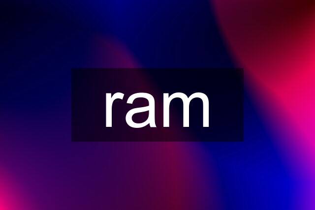 ram