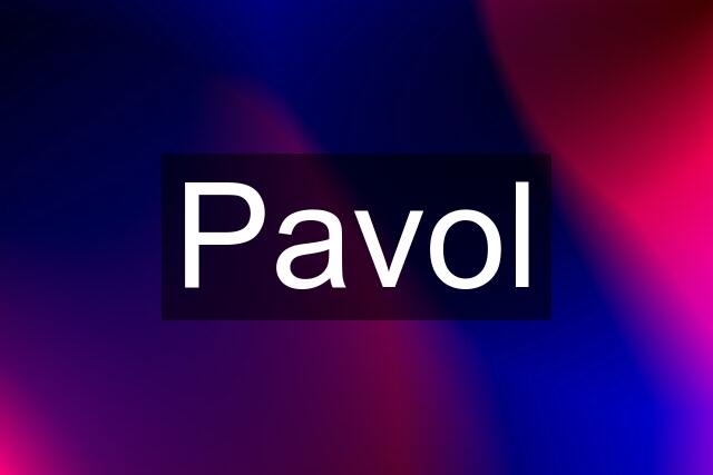 Pavol