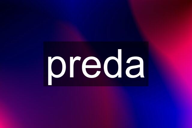 preda