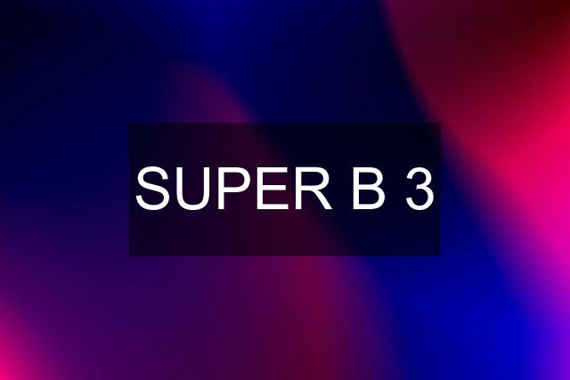 SUPER B 3