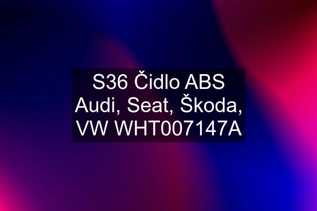 S36 Čidlo ABS Audi, Seat, Škoda, VW WHT007147A