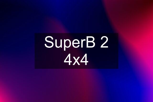 SuperB 2 4x4