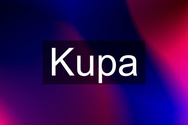 Kupa