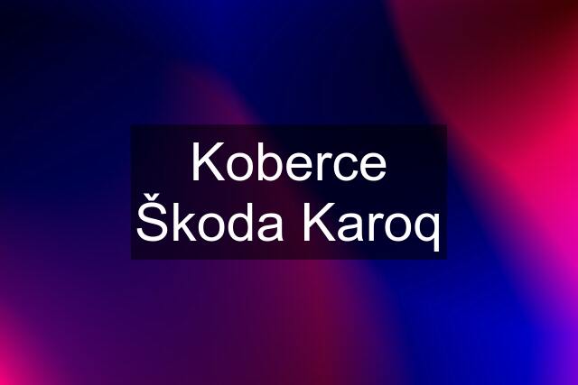 Koberce Škoda Karoq