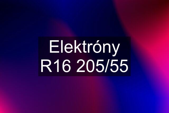 Elektróny R16 205/55