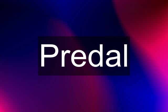 Predal