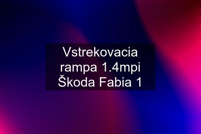 Vstrekovacia rampa 1.4mpi Škoda Fabia 1