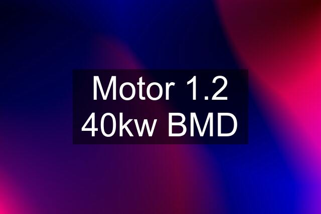 Motor 1.2 40kw BMD