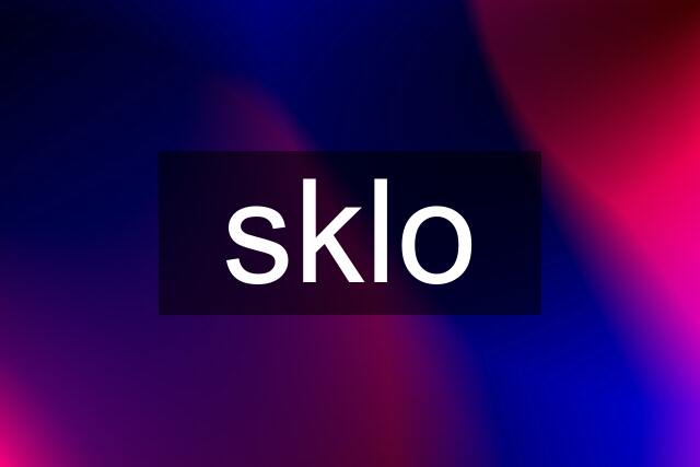 sklo