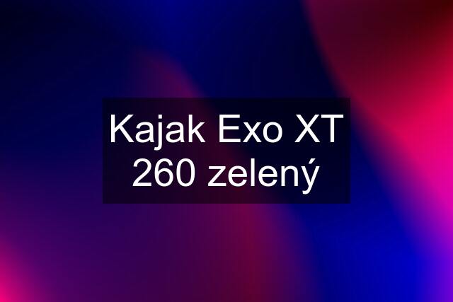 Kajak Exo XT 260 zelený