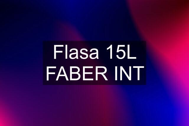 Flasa 15L FABER INT