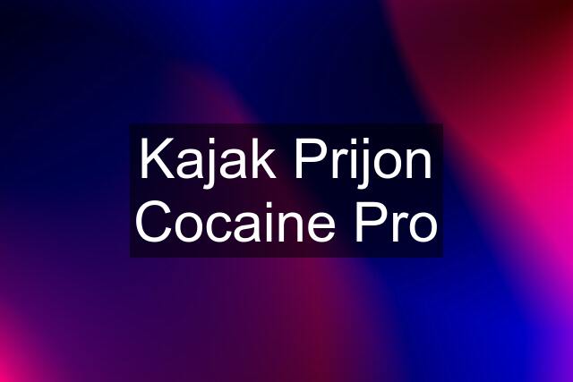Kajak Prijon Cocaine Pro