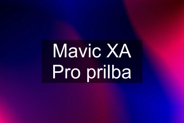 Mavic XA Pro prilba