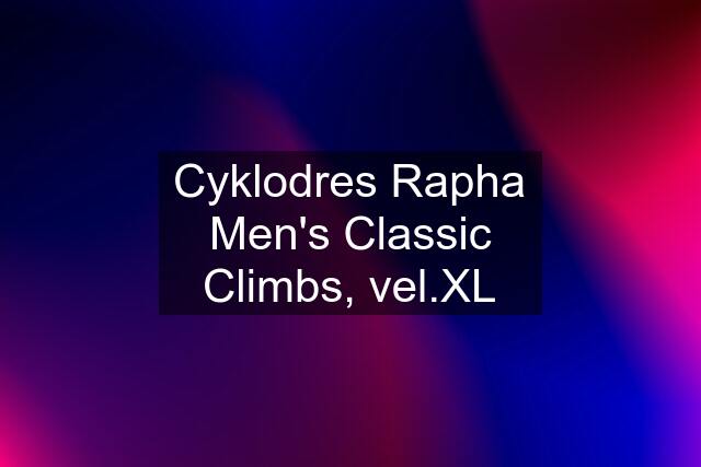 Cyklodres Rapha Men's Classic Climbs, vel.XL
