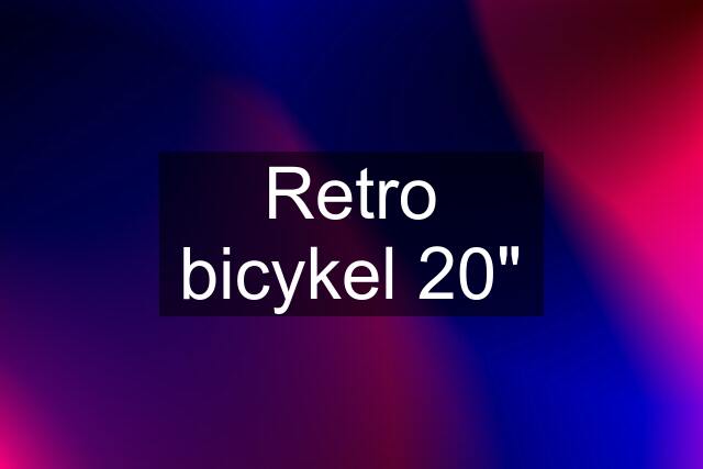 Retro bicykel 20"