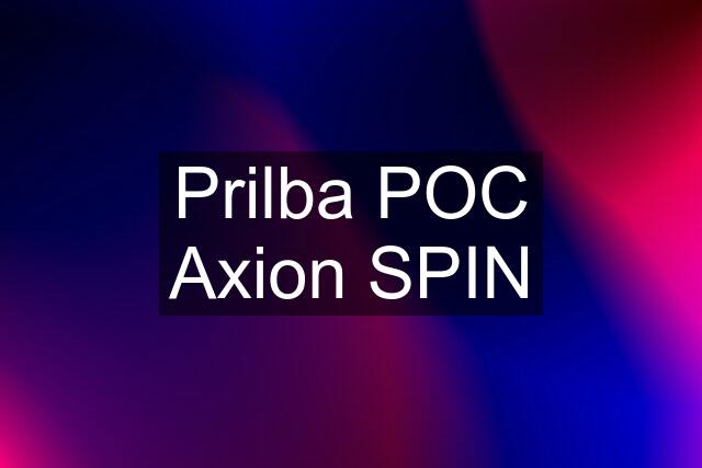 Prilba POC Axion SPIN