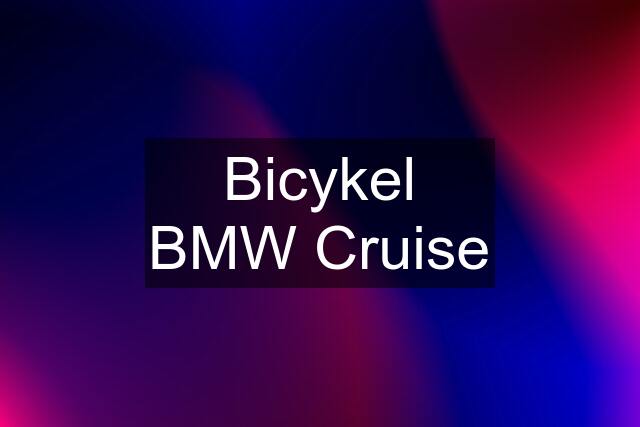 Bicykel BMW Cruise