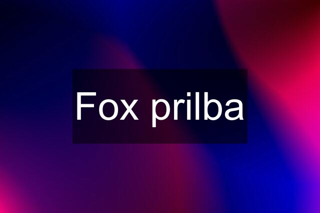 Fox prilba
